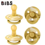Smoczki uspokajające - BIBS TIE DIY COLLECTION 2-PACK MUSTARD IVORY &amp MUSTARD IVORY M Smoczek Uspokajający kauczuk Hevea 5713795221516 - miniaturka - grafika 1
