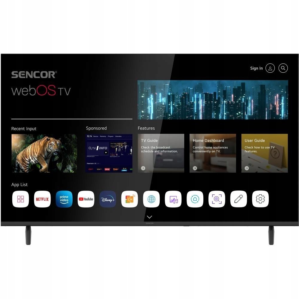 Sencor SLE 43FS803B WEBOS SMART TV 