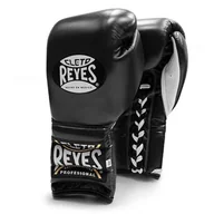 Rękawice bokserskie - Cleto Reyes Rękawice Bokserskie Lace Up Sparring Gloves Black - miniaturka - grafika 1