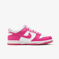 Sneakersy damskie - Dziecięce Sneakersy NIKE NIKE DUNK LOW (GS) FB9109-102 – Biały - miniaturka - grafika 1