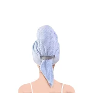 Ręczniki - TEMU Miękki Ręcznik do Włosów z Mikrofibry w Kolorze Turkusowym Niebieskim - Szybkoschnący, Bez Zapachu dla Normalnych i Rozluźnionych Włosów, Po - miniaturka - grafika 1