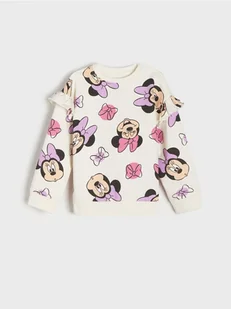 Sinsay - Bluza Myszka Minnie - kremowy - Swetry dla dziewczynek - miniaturka - grafika 1