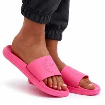 4F Damskie Klapki Na Basen 4FMM00FFLIF045-53S Fuksja 41