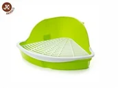 Akcesoria dla gryzoni - JK Animals Duża kuweta z tworzywa sztucznego dla królików i świnek morskich - miniaturka - grafika 1