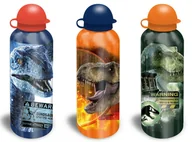Bidony dla dzieci - Kids Euroswan, Bidon aluminiowy butelka na wodę 3wz Jurassic World JP00017, 500 ml - miniaturka - grafika 1