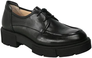 Półbuty Simen 6580A Czarne Skórzane - SIMEN - Półbuty damskie Półbuty Simen 6580A Czarne Skórzane - SIMEN - Półbuty damskie - miniaturka - grafika 1