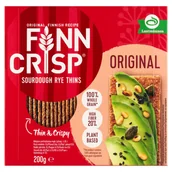 Pieczywo chrupkie - Finn Crisp Pieczywo chrupkie żytnie pełnoziarniste na zakwasie 200 g - miniaturka - grafika 1