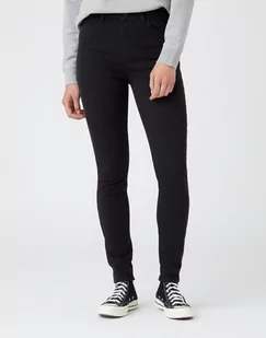 Wrangler Skinny Damskie Spodnie Jeansowe Jeansy Black W20Kb840N-W29 L32 - Spodnie damskie - miniaturka - grafika 1