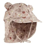 Chusty do noszenia dzieci - Nuuroo - Czapeczka Kąpielowa Przeciwsłoneczna Uv 50+ Sand Flower Bee Roz. 52 - miniaturka - grafika 1