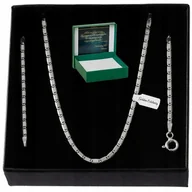 Łańcuszki - Piękny Łańcuszek Srebrny Błyszczący Płaski Pr. 925 Prezent Dla Kobiety Mamy - miniaturka - grafika 1