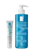Zestawy kosmetyków damskich - La Roche-Posay Zestaw Dermokosmetyków, Effaclar Duo+ M + Effaclar Żel do mycia twarzy - miniaturka - grafika 1