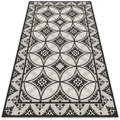 Dywany zewnętrzne - Dywan zewnętrzny tarasowy wzór Vintage koła 80x120 cm - miniaturka - grafika 1