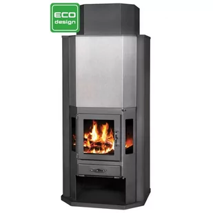 Piec piecyk kominek stalowy na drewno 14kW - spełnia anty-smogowy EkoProjekt 48280251 - Piece wolnostojące - miniaturka - grafika 1