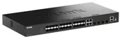 Switche - Switch D-Link DGS-1530-28SC Smart Managed Gigabit Stack Switch 4x 10G 20x 1Gbit/s Fiber SFP 4x 1G SFP/RJ45 Combo Ports 4x 10Gbit/s Fiber DGS-1530-28SC/E - miniaturka - grafika 1