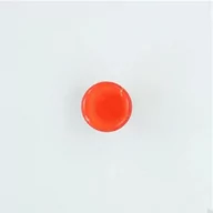 Klamki - Gałka meblowa okrągła Szklana Marchewkowa - miniaturka - grafika 1