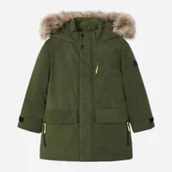 Kurtki i płaszcze dla chłopców - Kurtka parka chłopięca Mayoral 4.468-63 110 cm Oliwkowa (8445865464109) - miniaturka - grafika 1