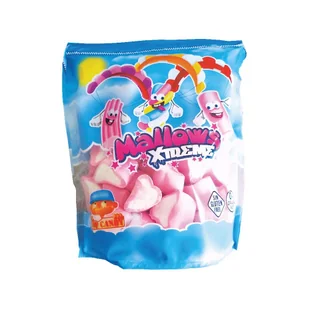 Pianki Serduszka Idealne Na Walentynki Mallows Xtreme Bez Laktozy i Glutenu - Gumy do żucia, lizaki, dropsy - miniaturka - grafika 1