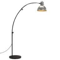 Lampy stojące - vidaXL Lampa stojąca, 25 W, srebro vintage, 150 cm, E27 - miniaturka - grafika 1
