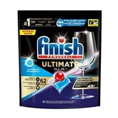 Środki do zmywarek - Finish Ultimate Regular 62 szt. – kapsułki do zmywarki z kompletną formułą 3w1 - miniaturka - grafika 1