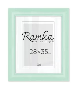 Miętowa ramka na zdjęcia 28x35 cm - Ramki na zdjęcia - miniaturka - grafika 1