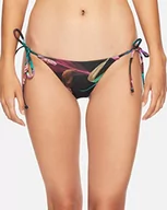Spodnie damskie - Hurley Damskie spodnie bikini W Rvsb Orchid Snack Surf Bottom różowy Black/(Black) m CQ3886 - miniaturka - grafika 1
