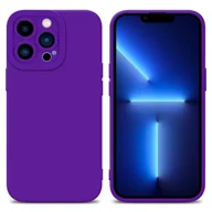 Etui i futerały do telefonów - Pokrowiec Etui Do Apple iPhone 13 PRO MAX w FLUID CIEMNY FIOLET TPU Silikonowe Obudowa Ochronny Case Cover Cadorabo - miniaturka - grafika 1
