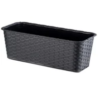 Donice - Doniczka balkonowa 40 cm, antracyt - miniaturka - grafika 1