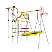 Place zabaw - Małpiszon, plac zabaw do ogrodu Stacja Kosmiczna - leżak huśtawka - miniaturka - grafika 1