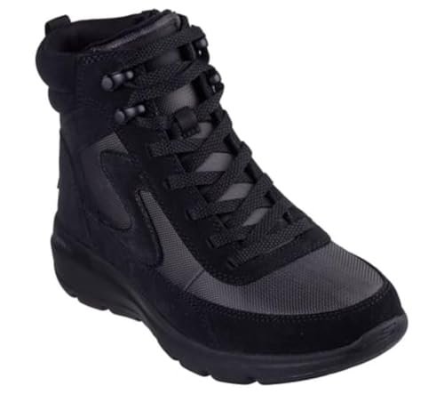 Skechers Damskie botki Glacial Ultra Wanderlust, czarne, 42 EU, Czarny, 42 EU