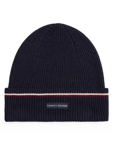 Tommy Hilfiger Czapka AM0AM13587 Granatowy - Czapki męskie - miniaturka - grafika 1