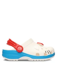 Crocs Klapki Hello Kitty Iam Classic Clog T 209469 Biały - Buty dla dziewczynek - miniaturka - grafika 1