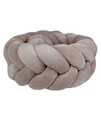 Ochraniacze do łóżeczka - Warkocz Ochraniacz do łóżeczka typu kłos "Welur cappuccino" 410 CM - miniaturka - grafika 1