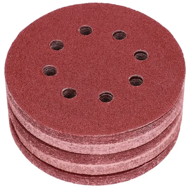 Papier Ścierny Krążek Na Rzep 125mm Krążki Z Otworami P150- 50szt