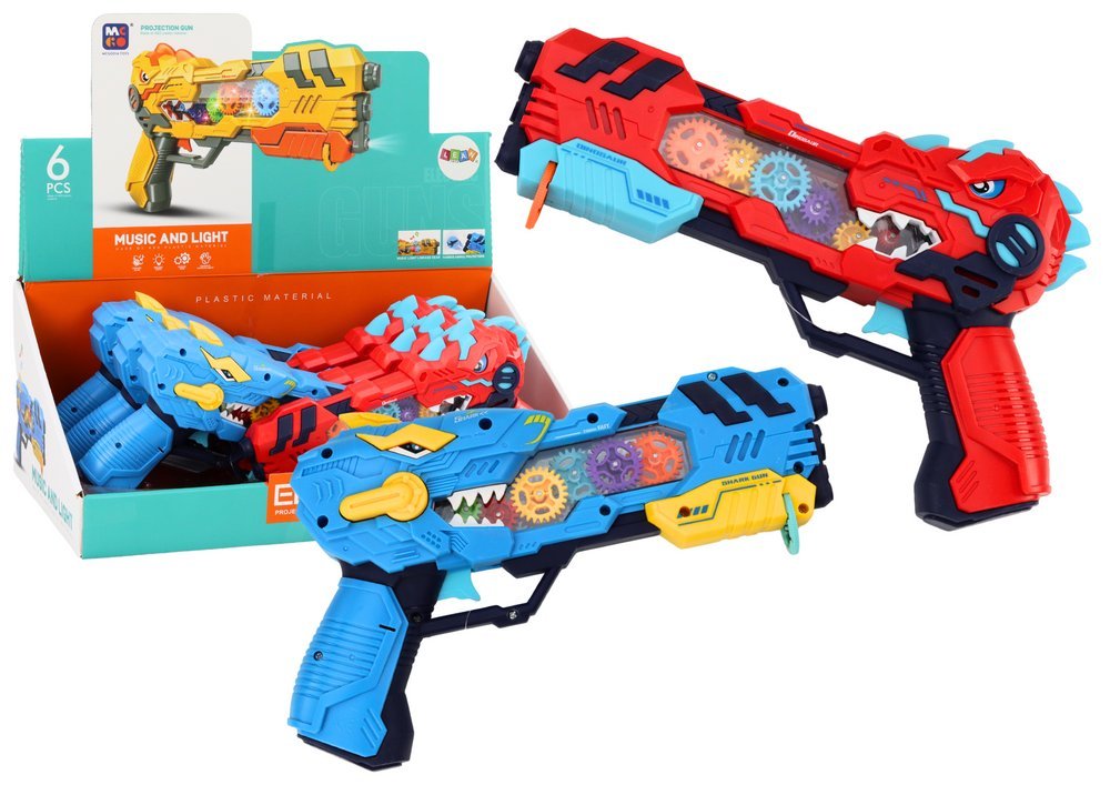 MAGICZNY PROJEKTOR DINOZAURA PISTOLET ŚWIATŁO