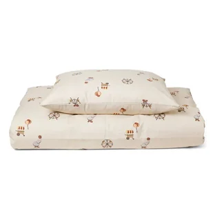 Nuuroo pościel niemowlęca poszewki 100x70/45x40 cm BIO bawełna CIRCUS - Pościel dla dzieci - miniaturka - grafika 1