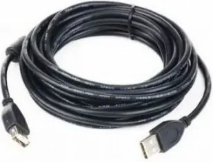 Kabel USB Gembird USB-A - USB-A 1.8 m Czarny (CCFUSB2AMAF6) - Kable USB - miniaturka - grafika 1