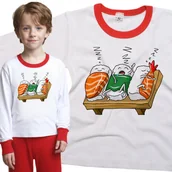 Piżamy dla dziewczynek - Piżama dziecięca Śpiące Sushi Nigiri 86/92 - VoloDonum - miniaturka - grafika 1