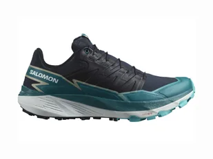Męskie buty do biegania Salomon  THUNDERCROSS Carbon/TahitianTide/Peacock Blue  UK 9,5 - Buty trekkingowe męskie - miniaturka - grafika 1