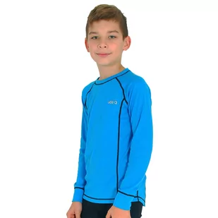 Juniorska koszulka termoaktywna z długim rękawem Ice-Q Smart Kid Blue - Odzież sportowa dziecięca - miniaturka - grafika 1