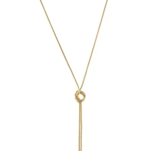 Naszyjnik z węzłem z kolekcji Classic (C10776AU) - Pierścionki - miniaturka - grafika 1