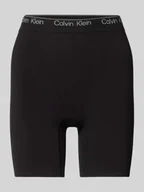 Majtki damskie - Spodnie o kroju super skinny fit z pasem z logo - miniaturka - grafika 1