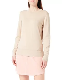 GANT Damski sweter bawełniany z dekoltem w kształcie litery C, suchy piasek, standardowy, Dry Sand, XL - Swetry damskie - miniaturka - grafika 1