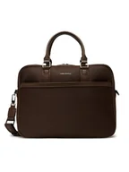 Torby na laptopy - Gino Rossi Torba na laptopa 06A10936-3 Brązowy - miniaturka - grafika 1