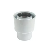 Rury i kanały wentylacyjne - EQUATION Redukcja dwuścienna biała 80/125X60/100 - miniaturka - grafika 1