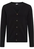 Swetry męskie - DreiMaster Maritim kardigan męski, czarny, M - miniaturka - grafika 1
