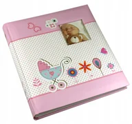 Albumy fotograficzne - Henzo ALBUM BABY MOMENTS 98.405.07 RÓŻOWY AL741 - miniaturka - grafika 1