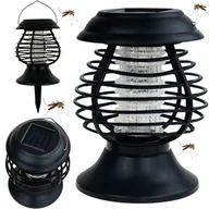 Lampy owadobójcze - Solarna Lampa Owadobójcza Uv Na Komary Ćmy Owady - miniaturka - grafika 1