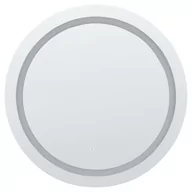 Lustra - Lumarko Okrągłe lustro ścienne LED ø 79 cm srebrne COURSEULLES - miniaturka - grafika 1