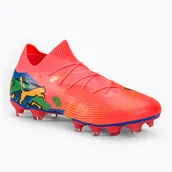 Piłka nożna - Buty piłkarskie PUMA Future 7 Match Neymar Jr FG/AG sunset glow/black/sun stream/puma green/blue WYSYŁKA W 24H 30 DNI NA ZWROT - miniaturka - grafika 1
