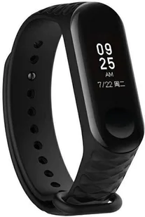 NoName Opaska do XIAOMI MI SMART BAND 5/6 Silikonowa czarno-szara 5904161116257 - Akcesoria do smartwatchy - miniaturka - grafika 2